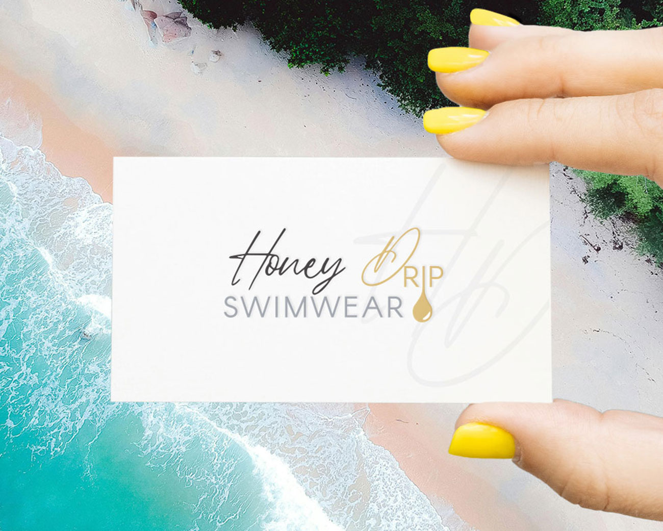 a clickable image of a hand holding a business card